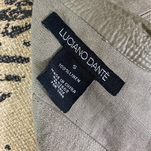 Luciano Dante Linen Top Size S - Picture 7 of 7